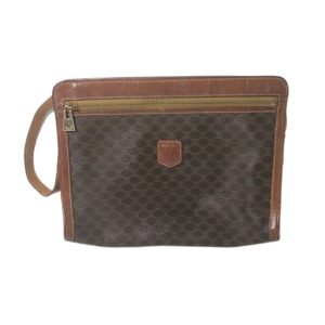 CELINE セリーヌ マカダム柄セカンドバック